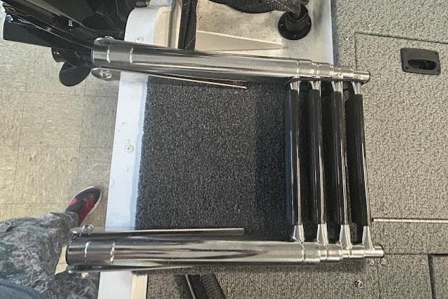 2026 Lund 1650 Rebel XL SS boat ladder detail