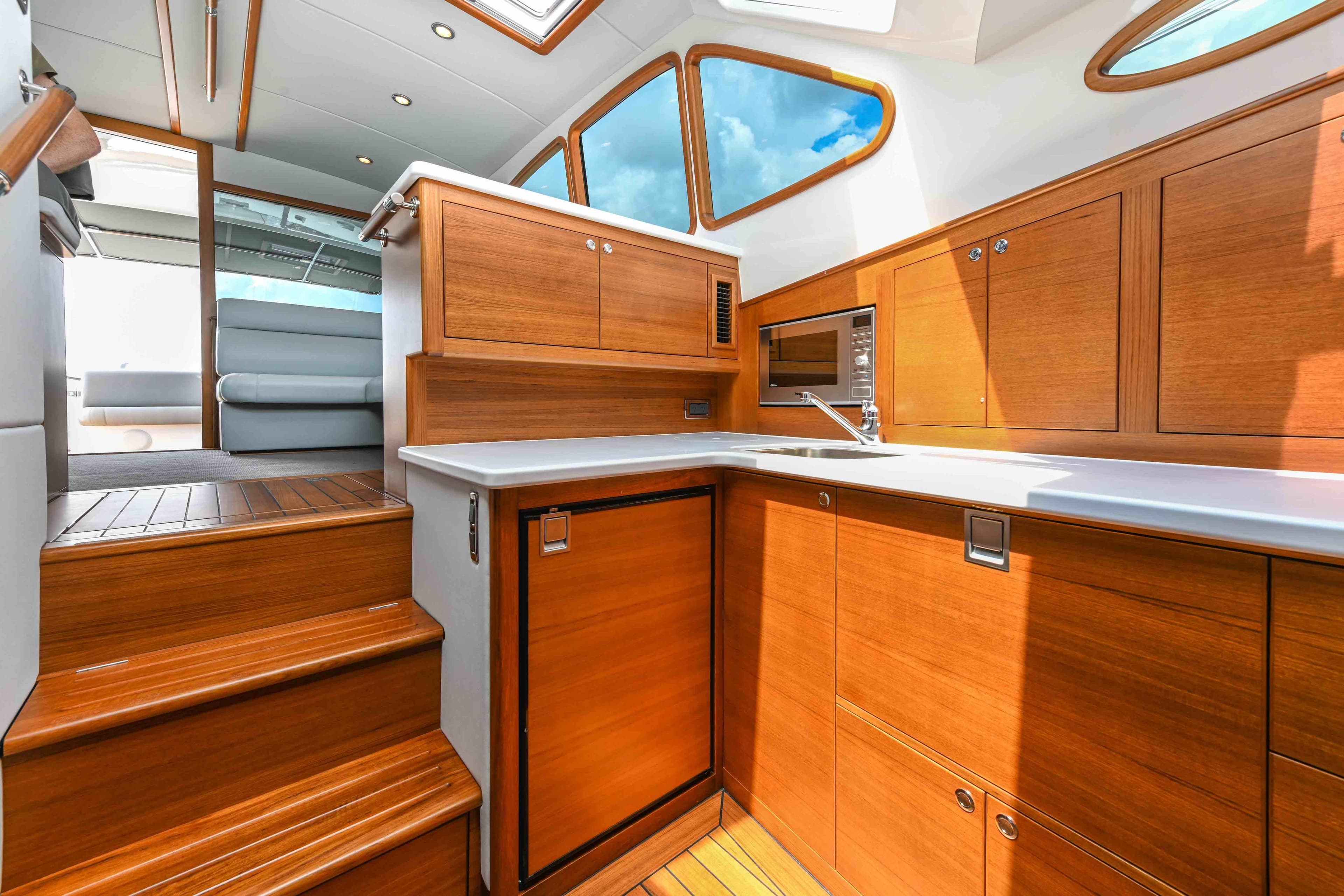 Down Galley - Aft View
