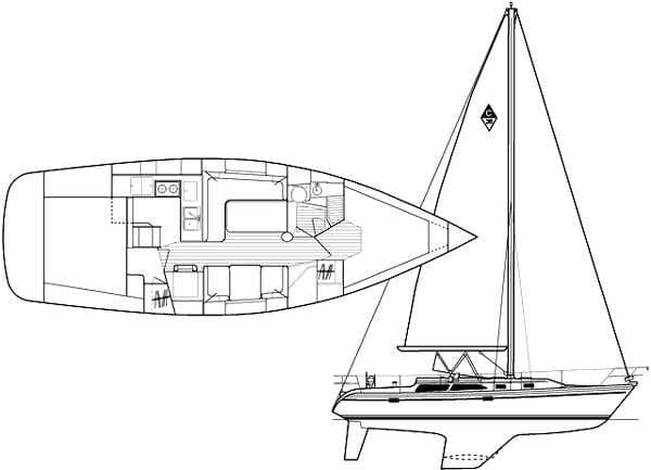 2000 Catalina 36 MkII - 45