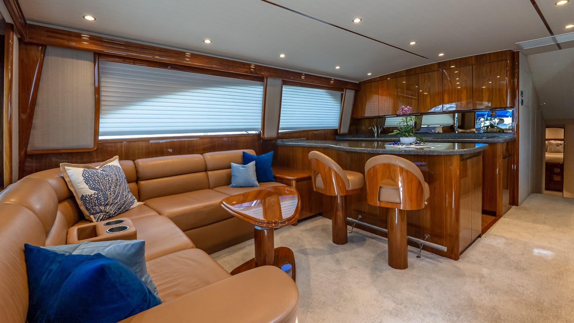 2017 Viking 62 Enclosed Bridge - Image 14
