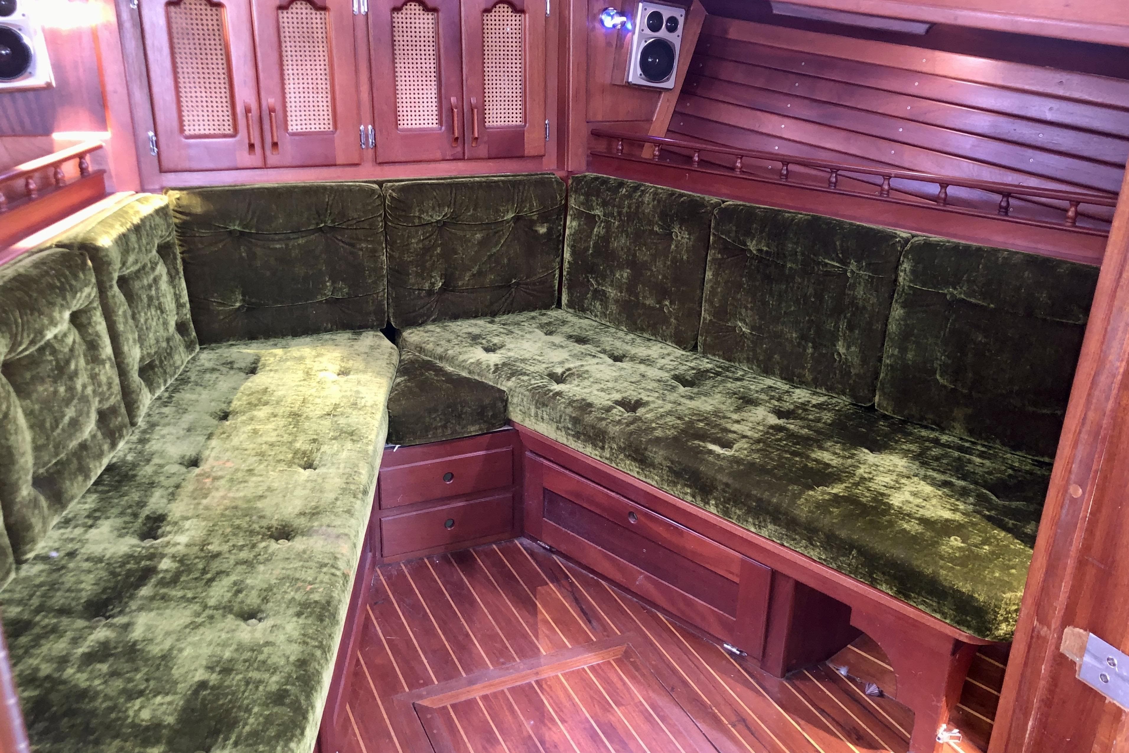 Interior of a 1986 Gozzard 36