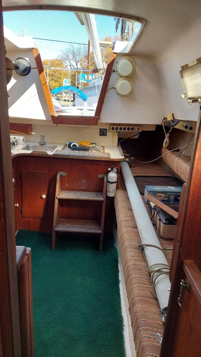 Interior looking aft