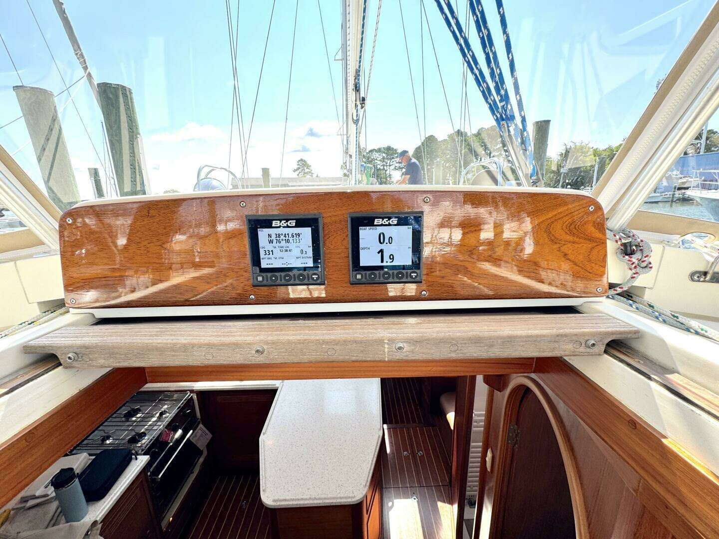 1999 Bowman 48 Aft Cockpit - Image 94
