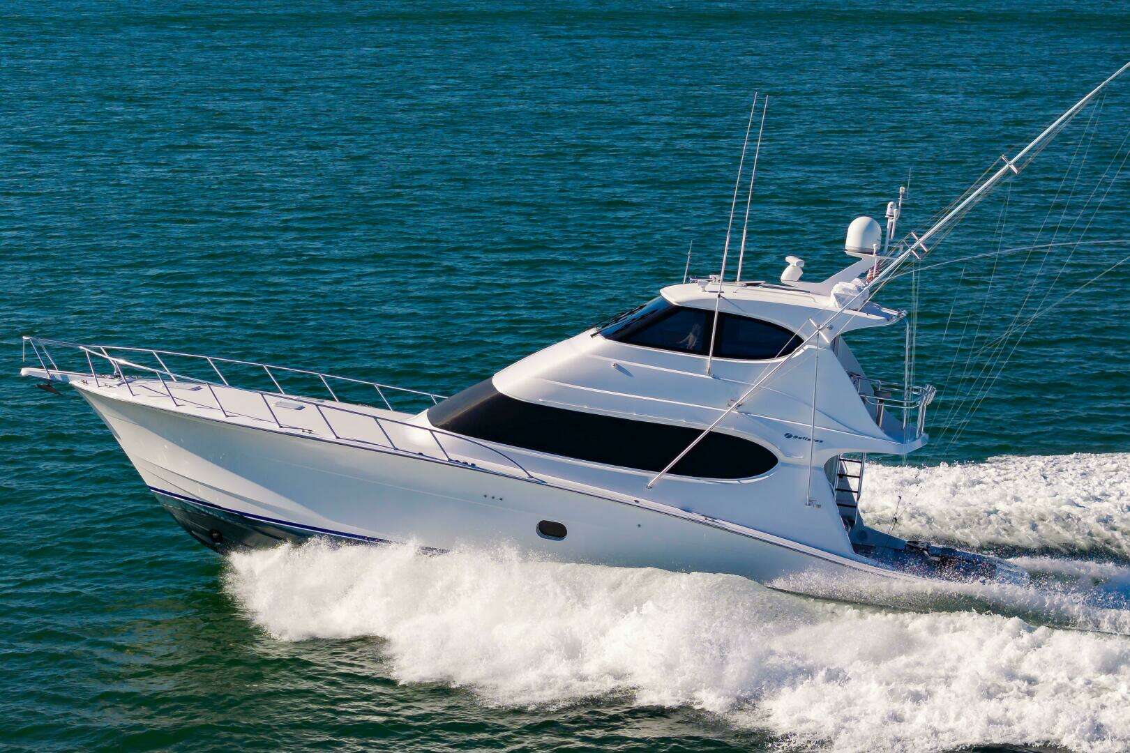2008 Hatteras 64 Enclosed Bridge - Image 2