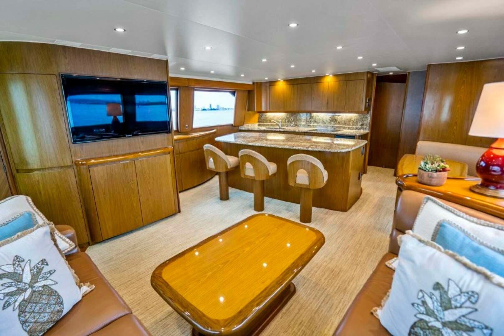 2011 Viking 70 Enclosed Bridge - Image 3