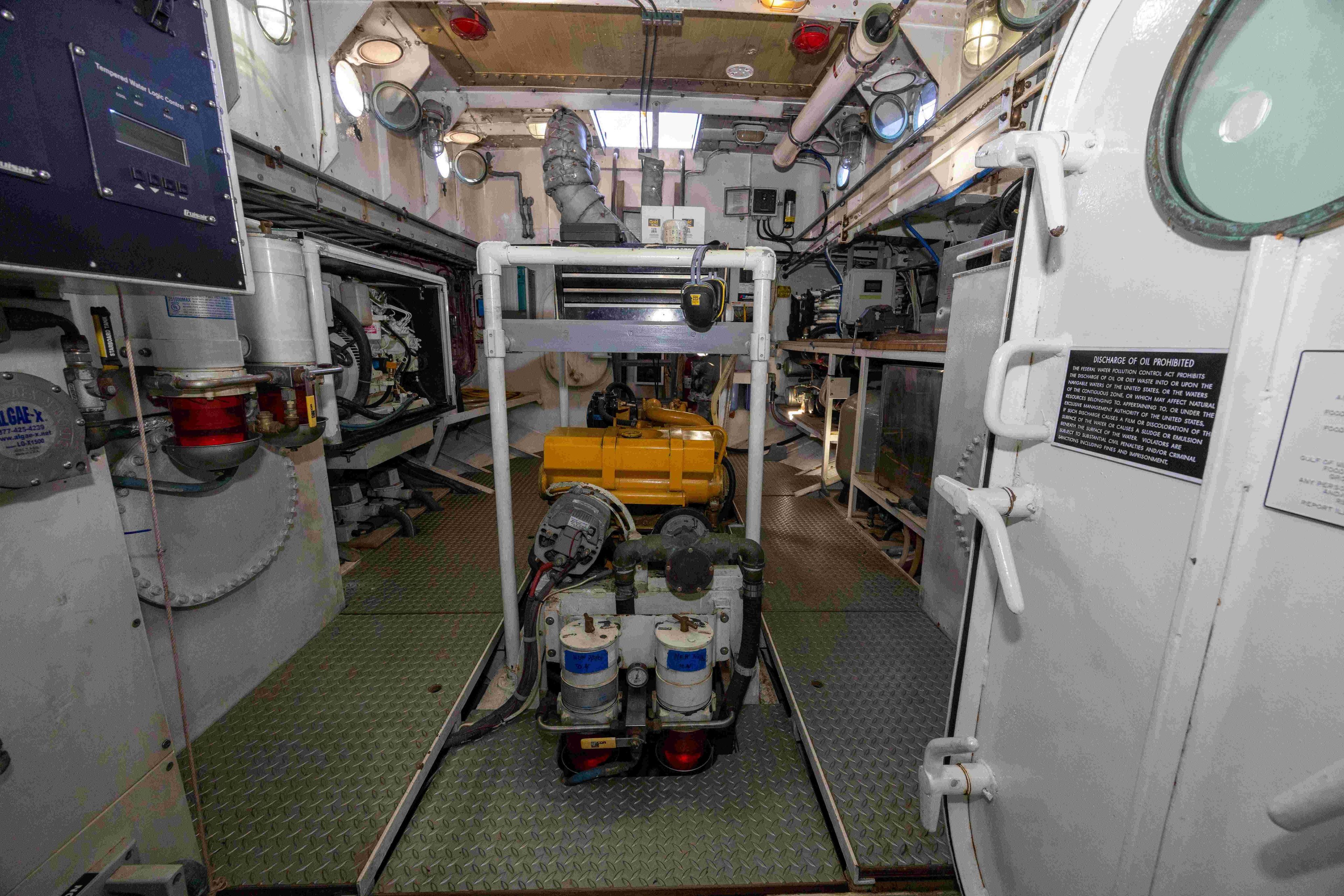 engine room viewing aft
