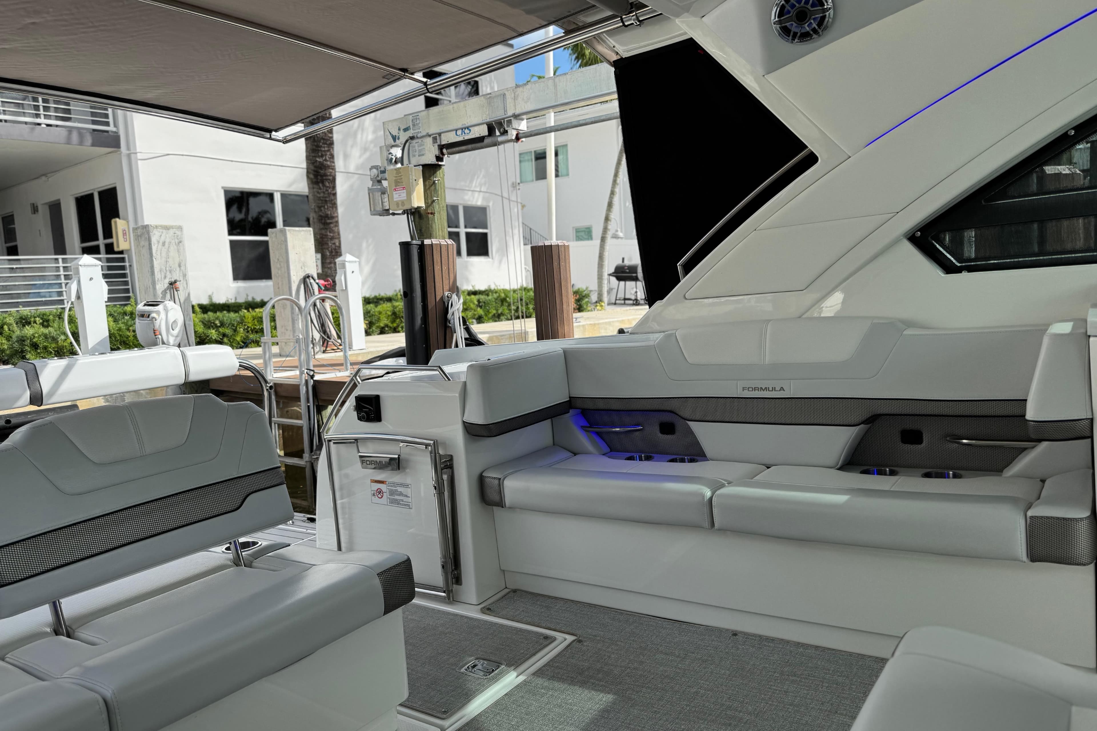 2023 Formula 400 Super Sport Crossover interior with luxurious seating and modern design.