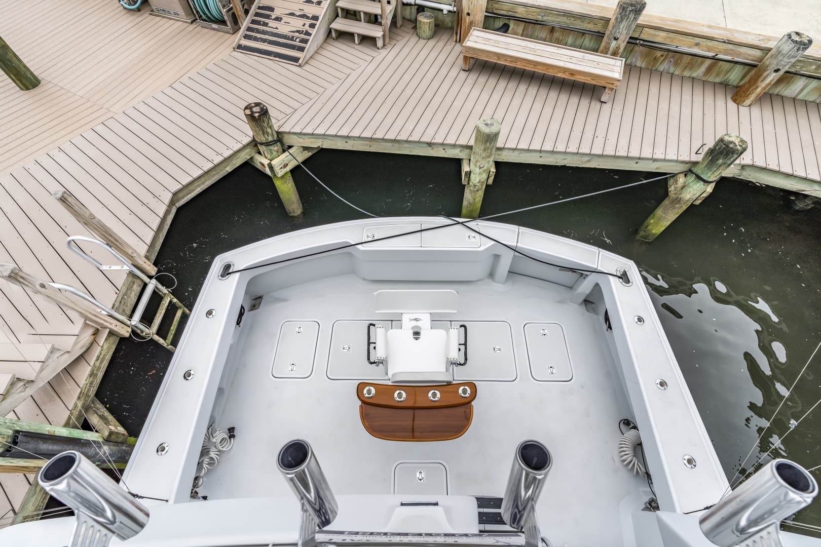 2001 Hatteras 55 Convertible - Image 97