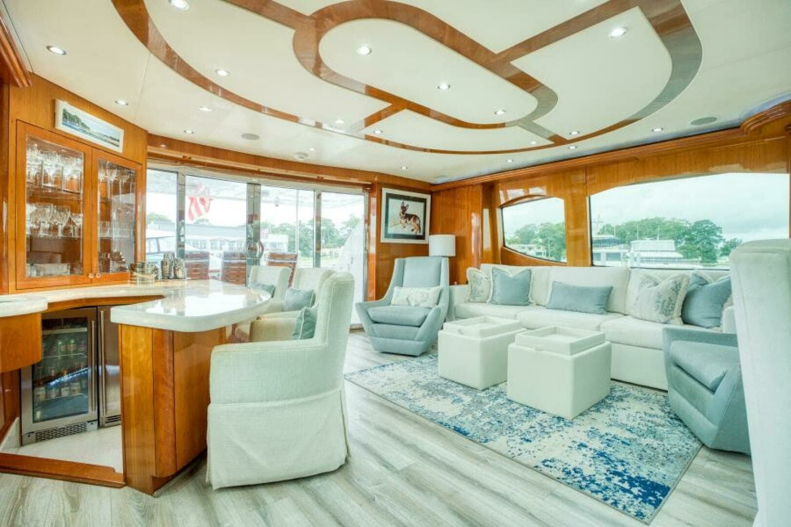 2007 Hatteras 80 Enclosed Bridge - Image 12