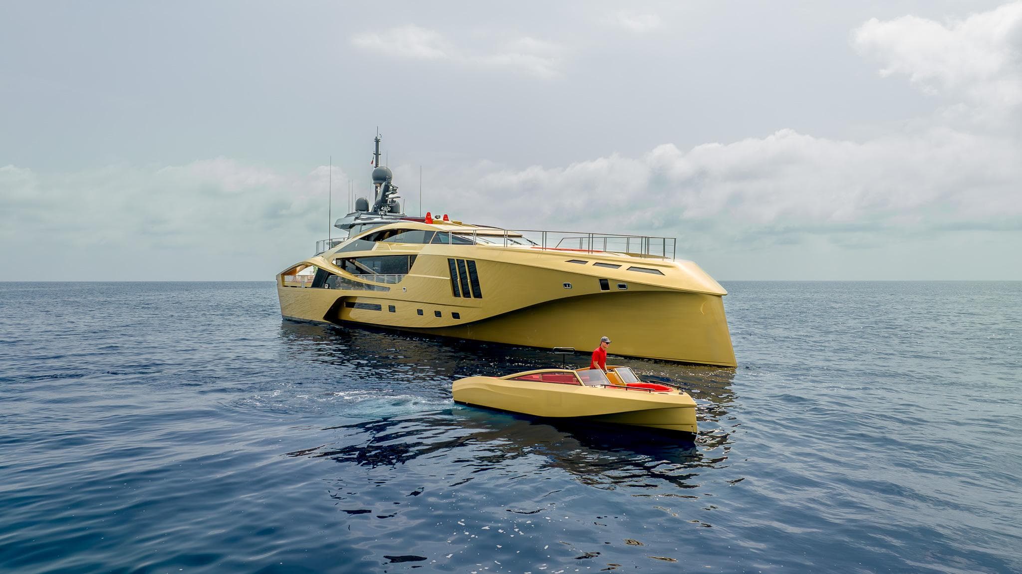 Palmer Johnson Custom 2014 luxury yacht on open sea.