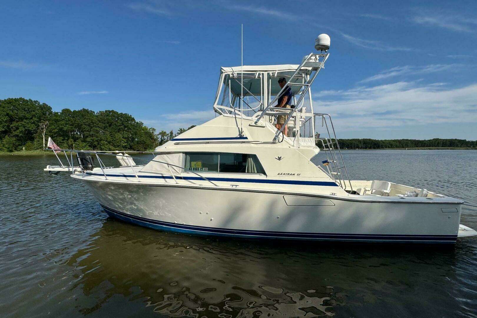 1987 Bertram 33 Sport Fisherman - Image 3