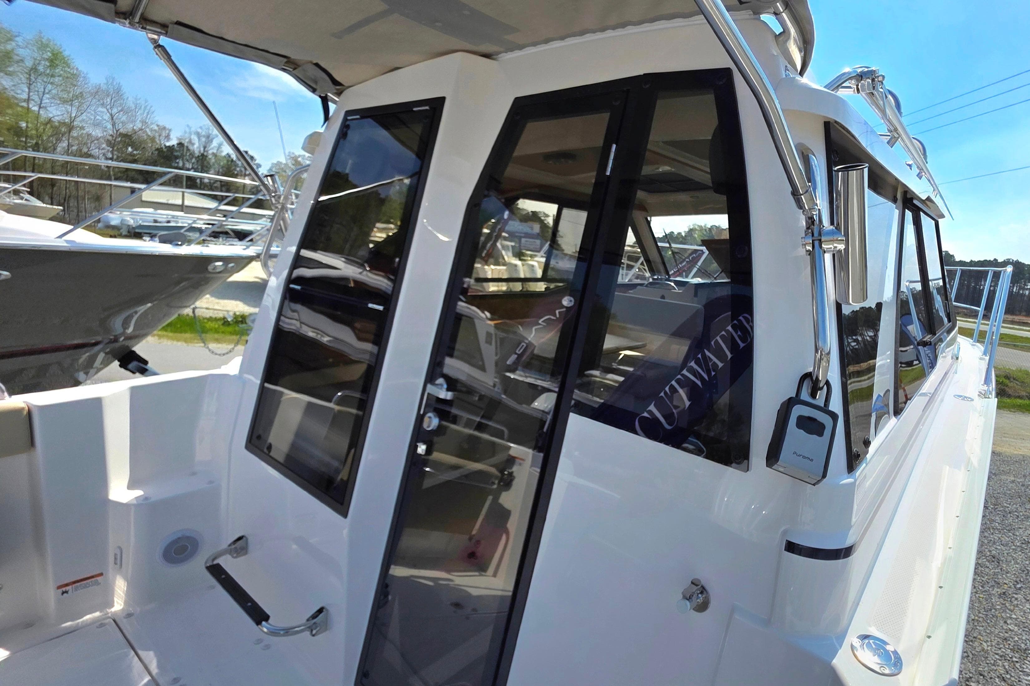 2026 Cutwater C-248 Coupe boat exterior with sleek design and modern features.