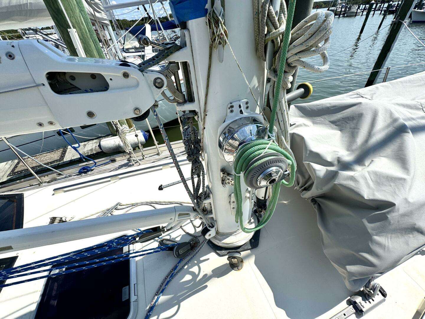 1999 Bowman 48 Aft Cockpit - Image 83