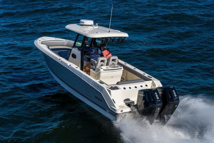 Manufacturer Provided Image: 2025 Boston Whaler 280 Outrage cruising on open water.