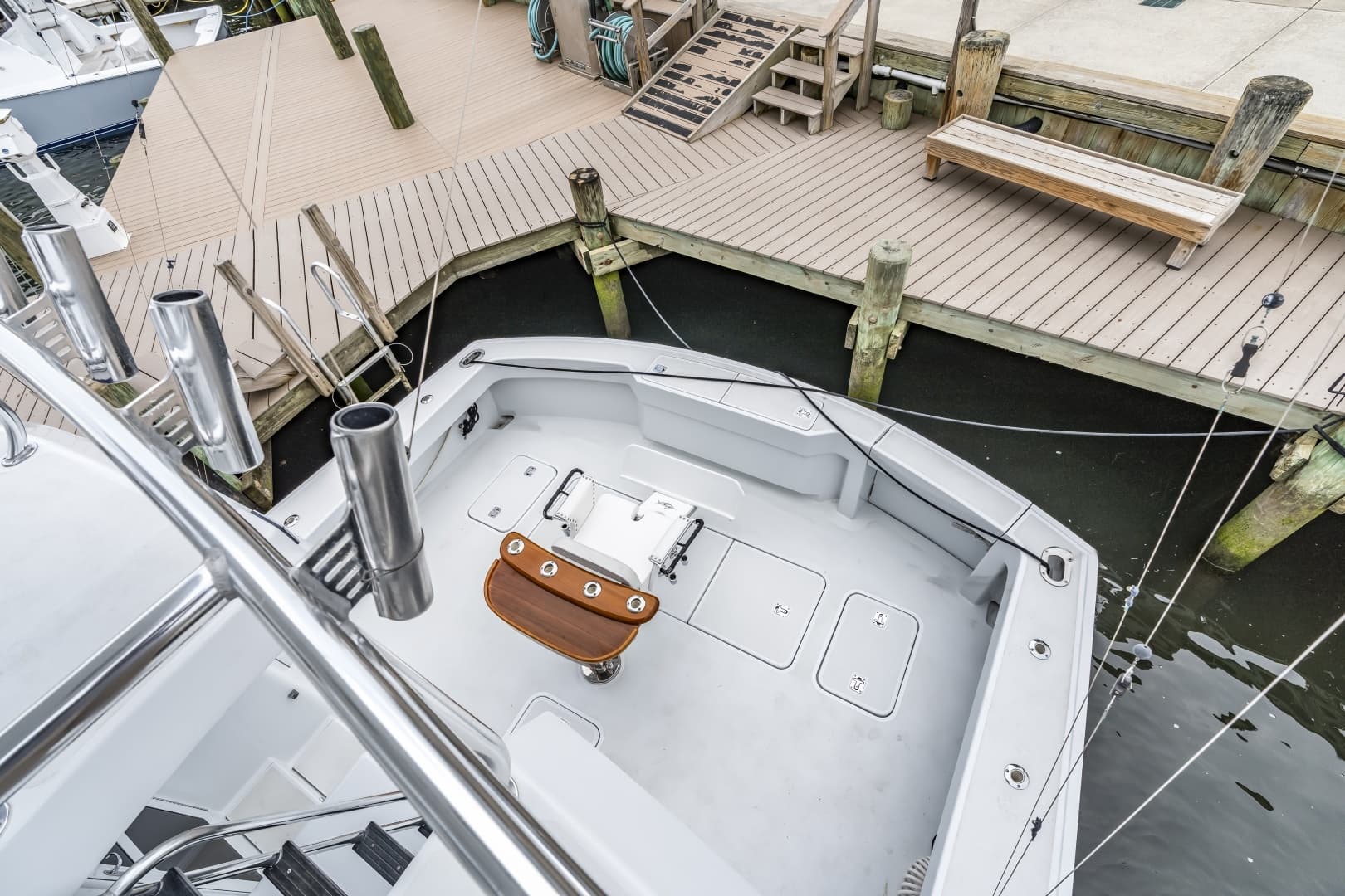 2001 Hatteras 55 Convertible - Image 99