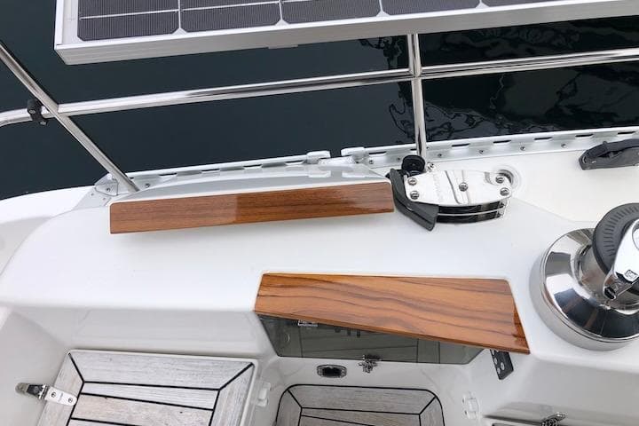 Port Coaming & Solar Panel