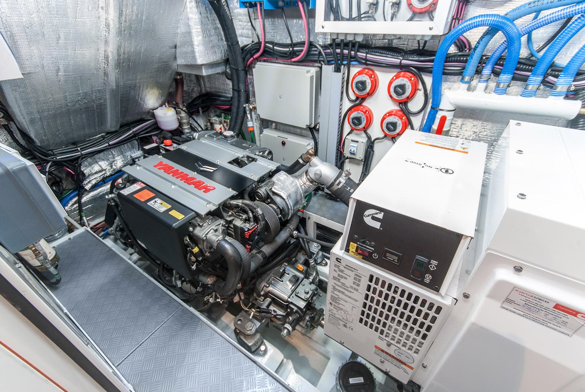 Engine room of 2025 MCP Global Exp 68 with advanced technology.