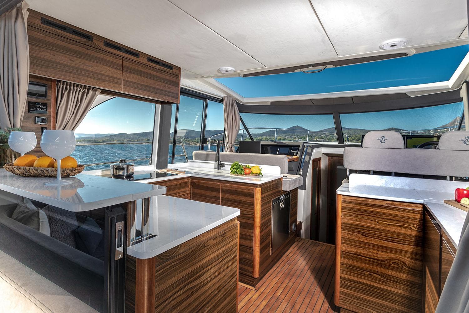 Manufacturer Provided Image: Interior of Marex 440 Gourmet Cruiser yacht, year 2026.