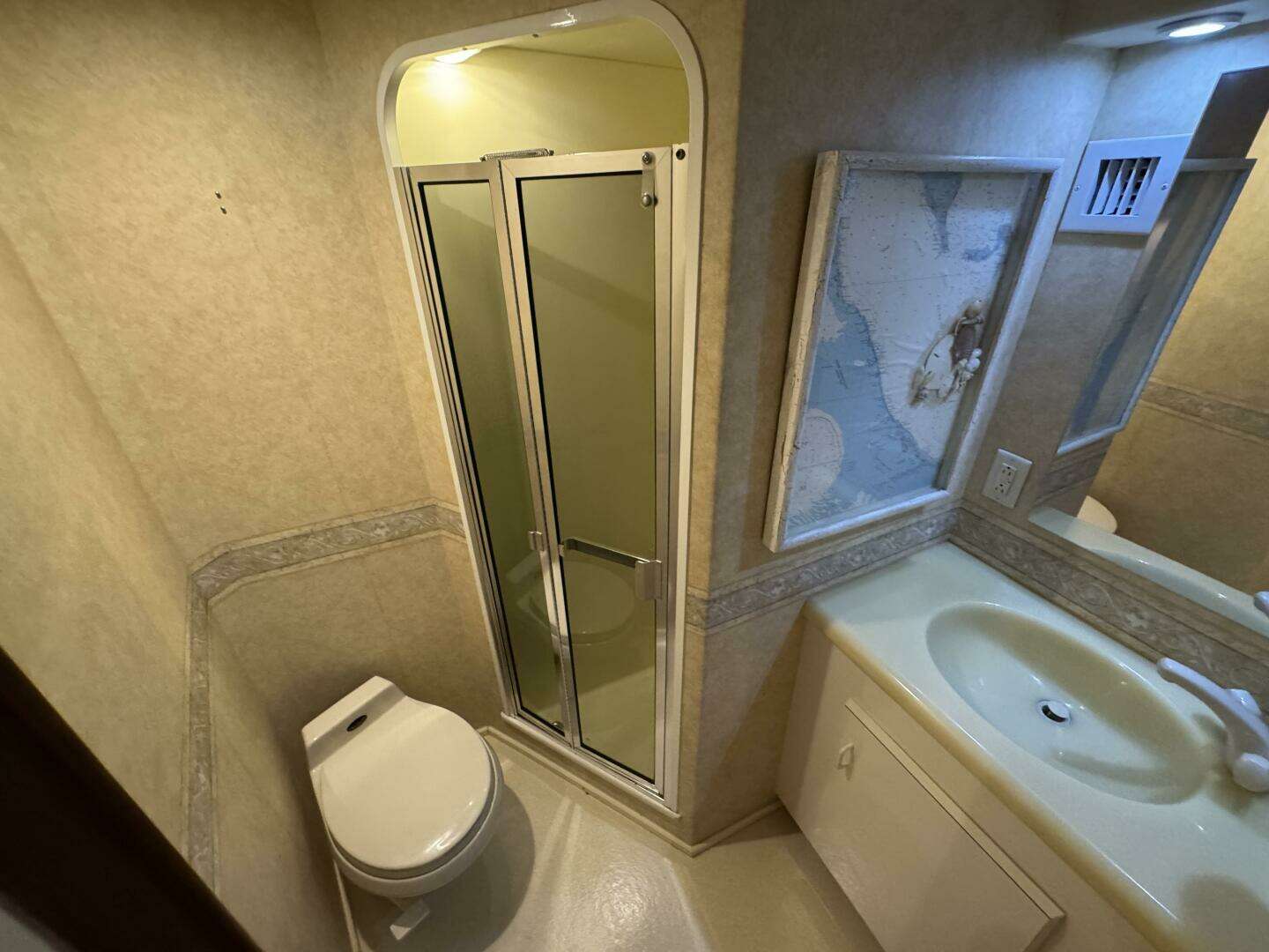 1995 Viking 58 Convertible - Image 36