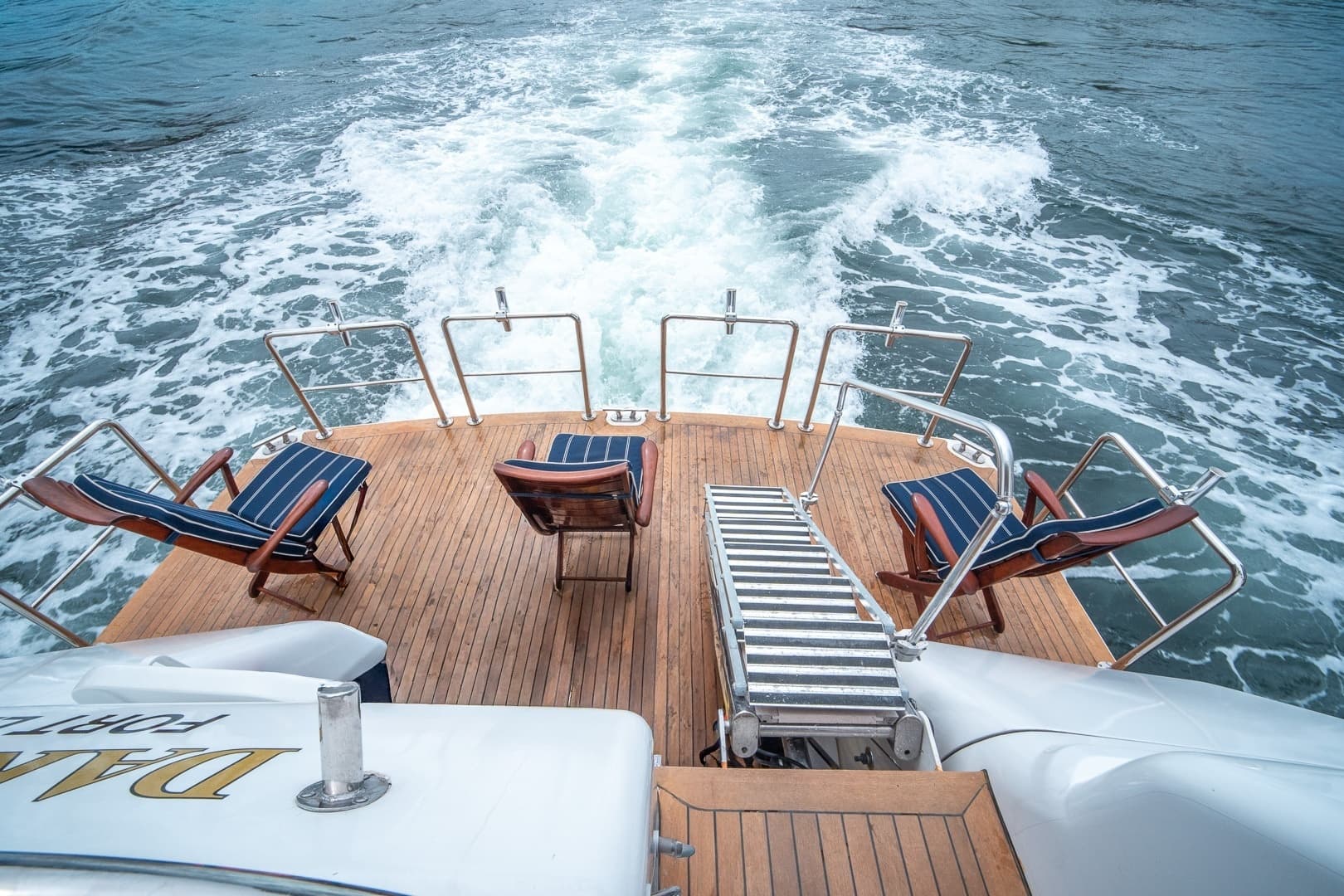 2000 Lazzara Yachts 76 Skylounge - Image 67