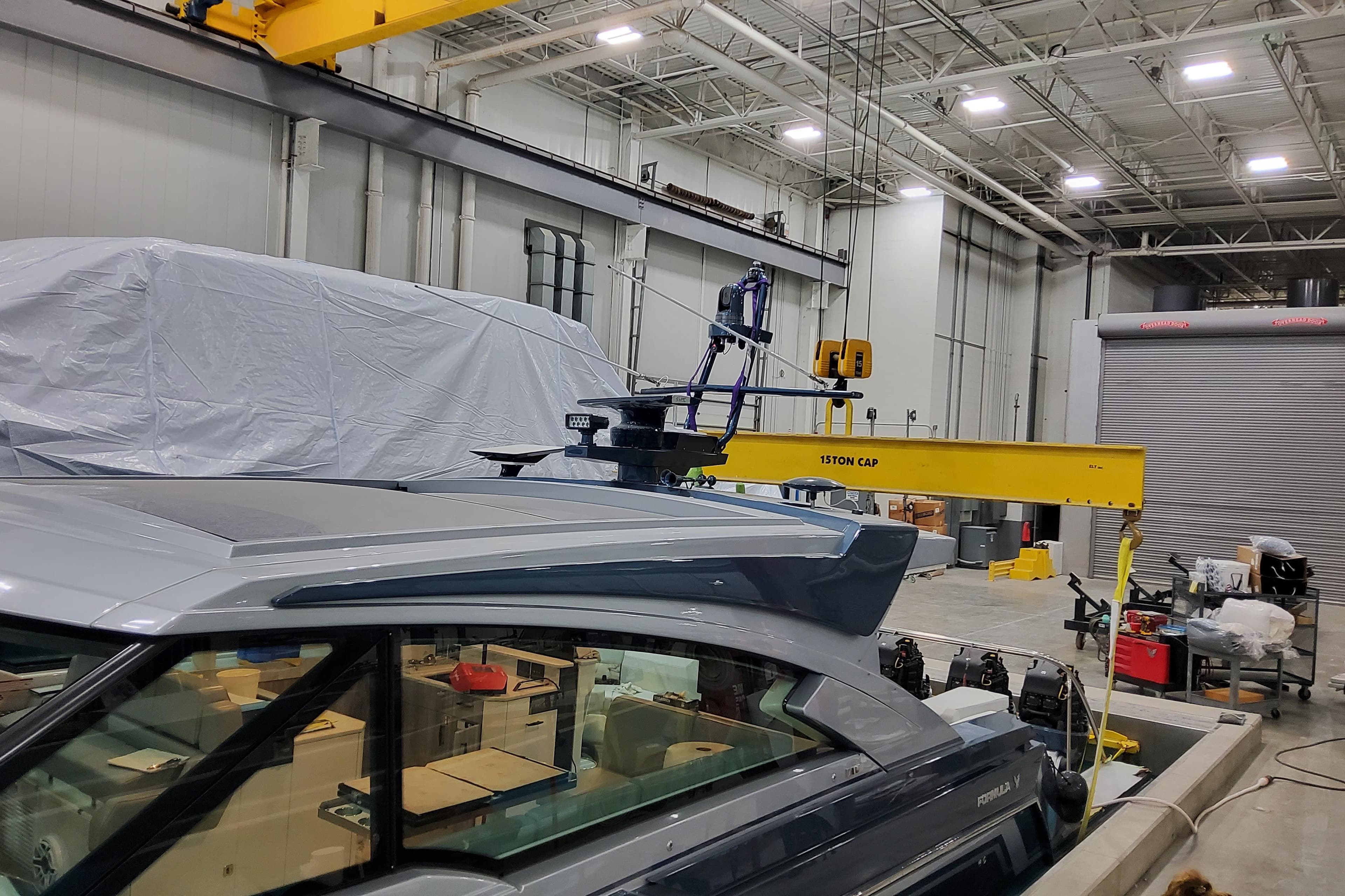 2026 Formula 500 Super Sport Crossover in a modern industrial workshop setting.