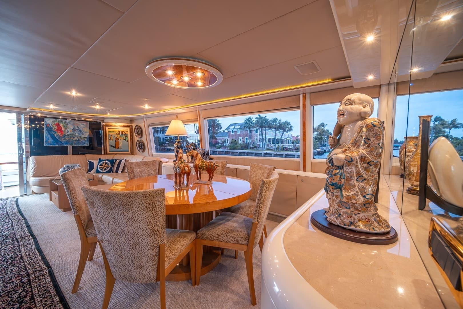 2000 Lazzara Yachts 76 Skylounge - Image 13