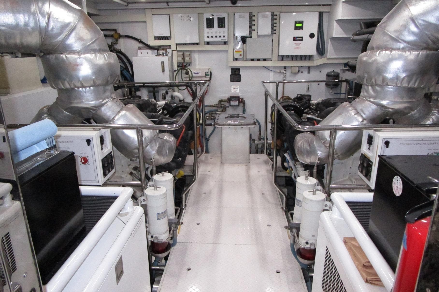 Engine room looking forward