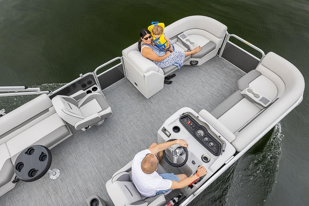 Manufacturer Provided Image: 2022 Godfrey Sweetwater 2286 SBX pontoon boat with family on board.