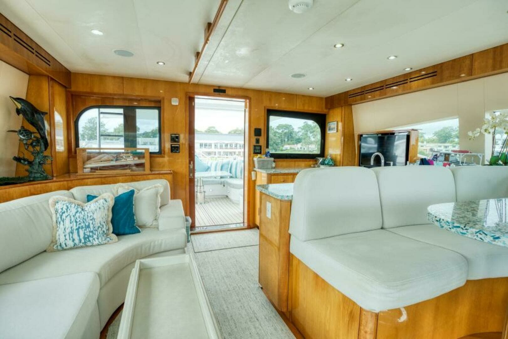 2007 Hatteras 80 Enclosed Bridge - Image 58