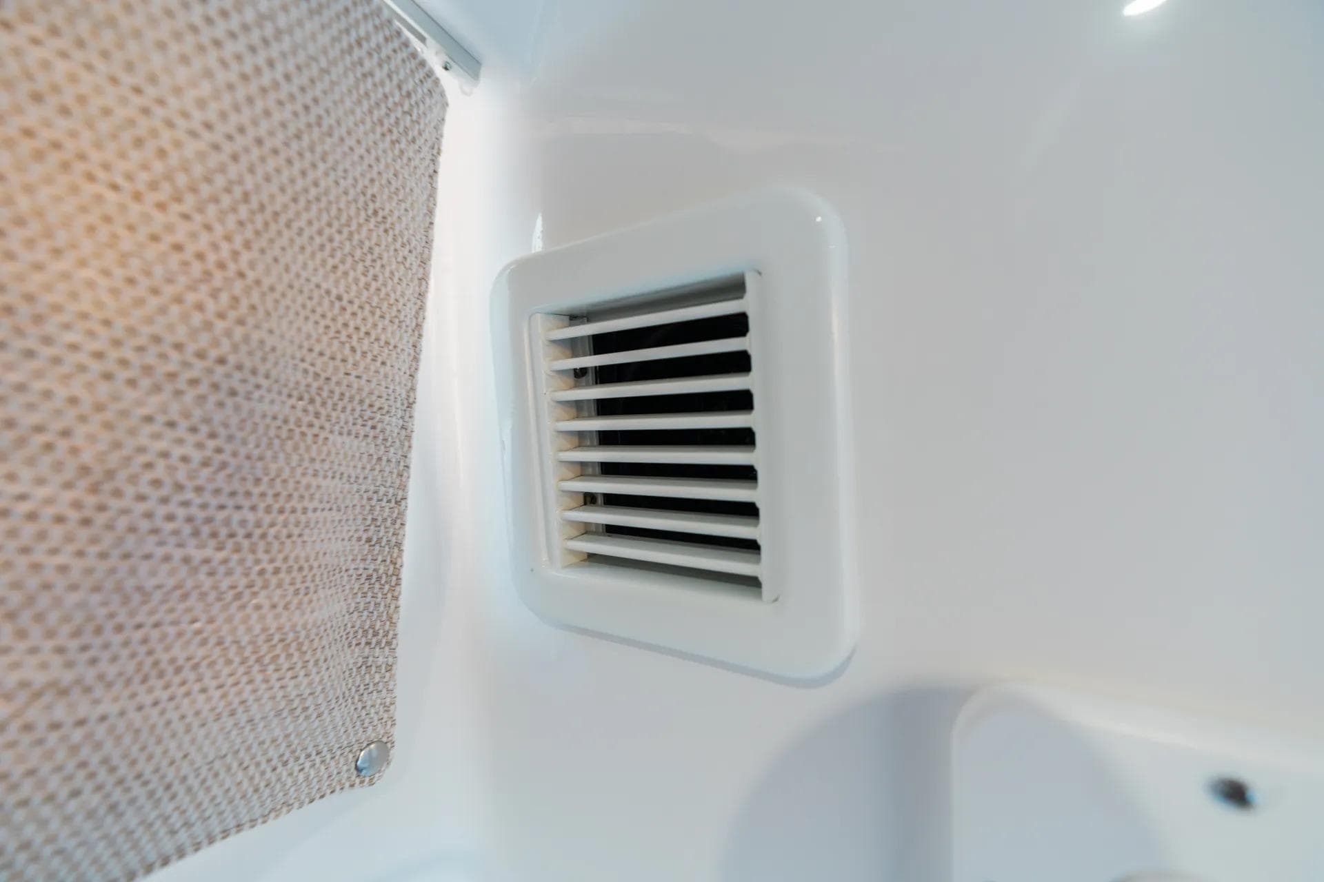 Vent detail inside 2026 Sportsman Open 352 Center Console boat.