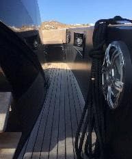 Skipper-BSK Desire 120 yacht deck, 2021 model, featuring sleek design and modern amenities.