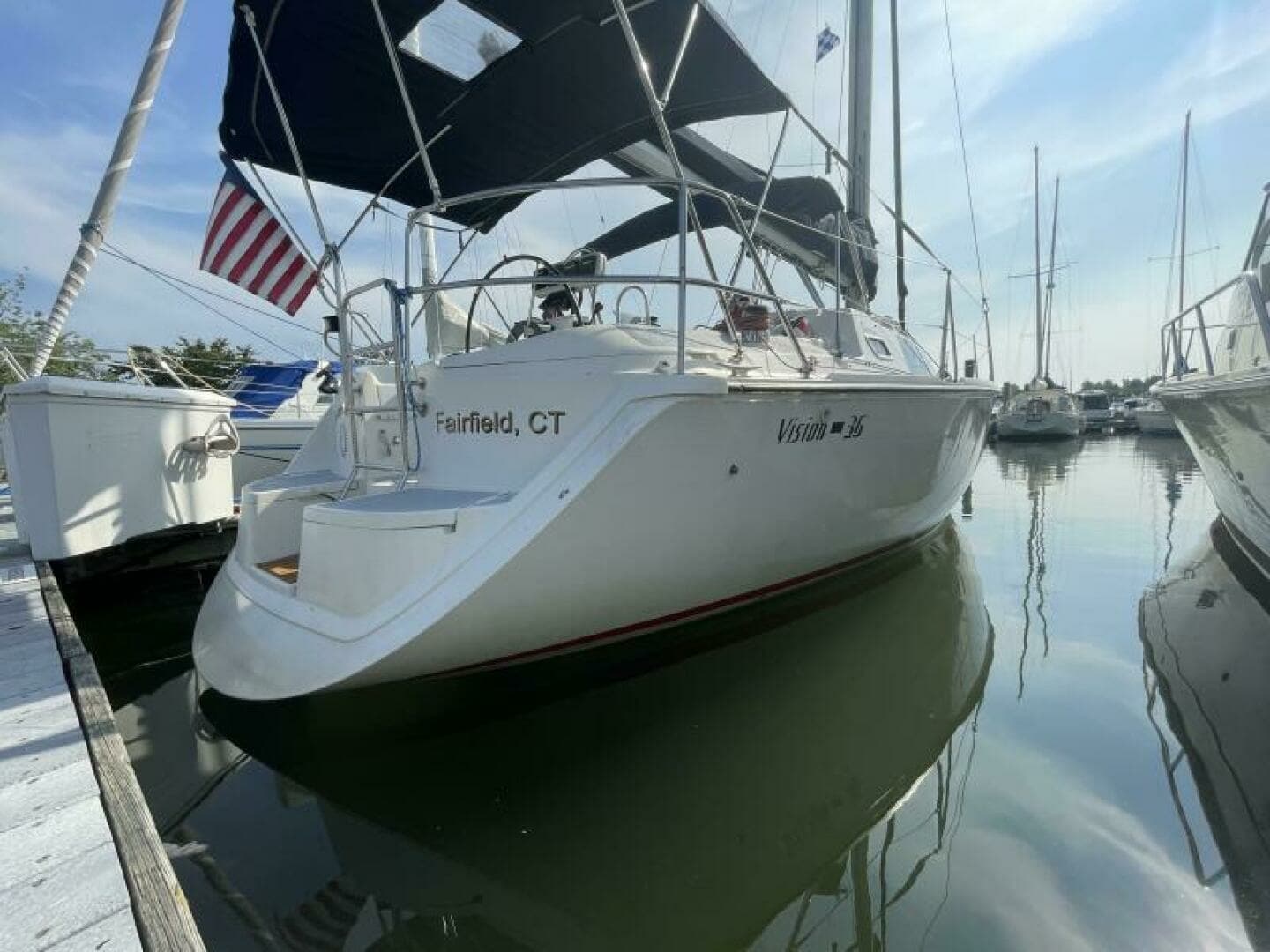 1991 Hunter 36 Vision - Image 17