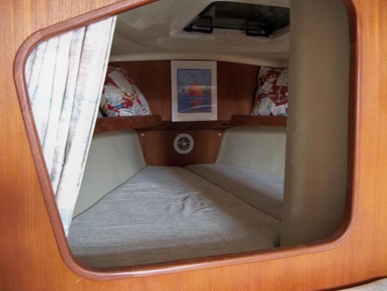 Looking into V berth