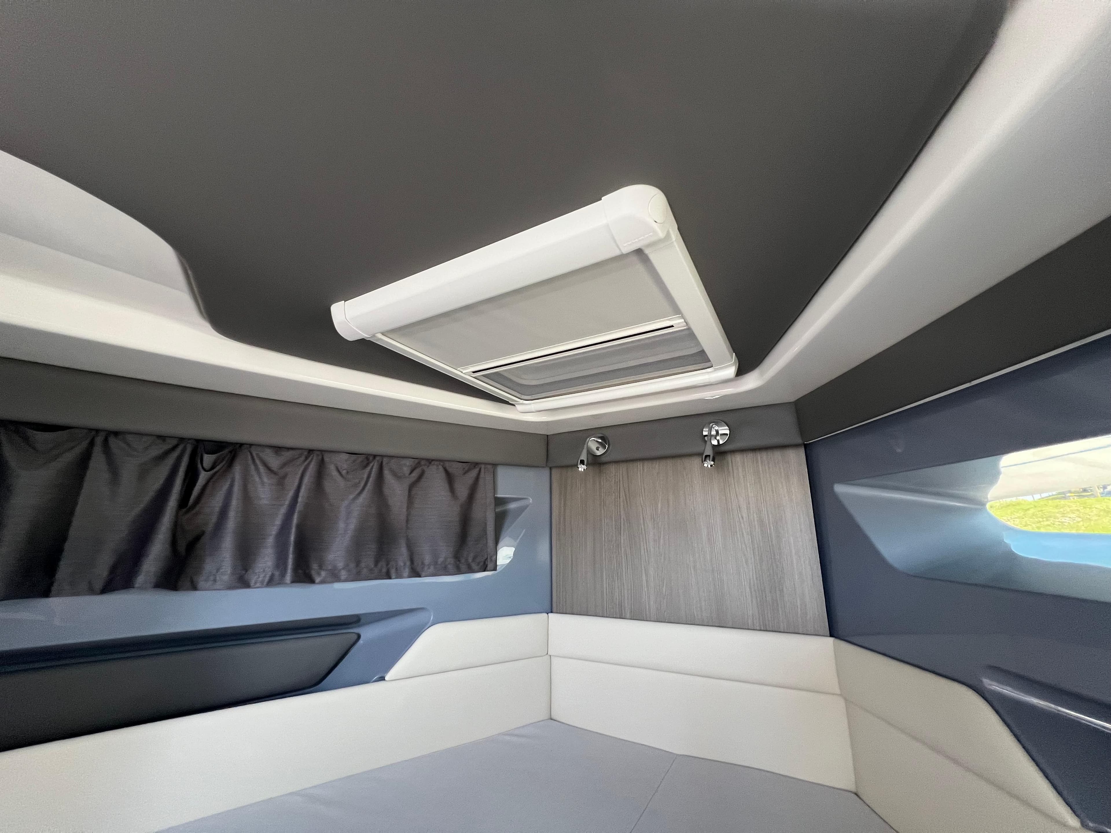 Interior cabin of 2025 Navan C30 with modern design and sleek finishes.