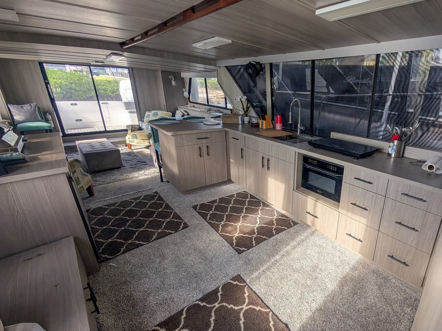 1987 Bluewater Yachts 51 Coastal Cruiser Cockpit - Image 17