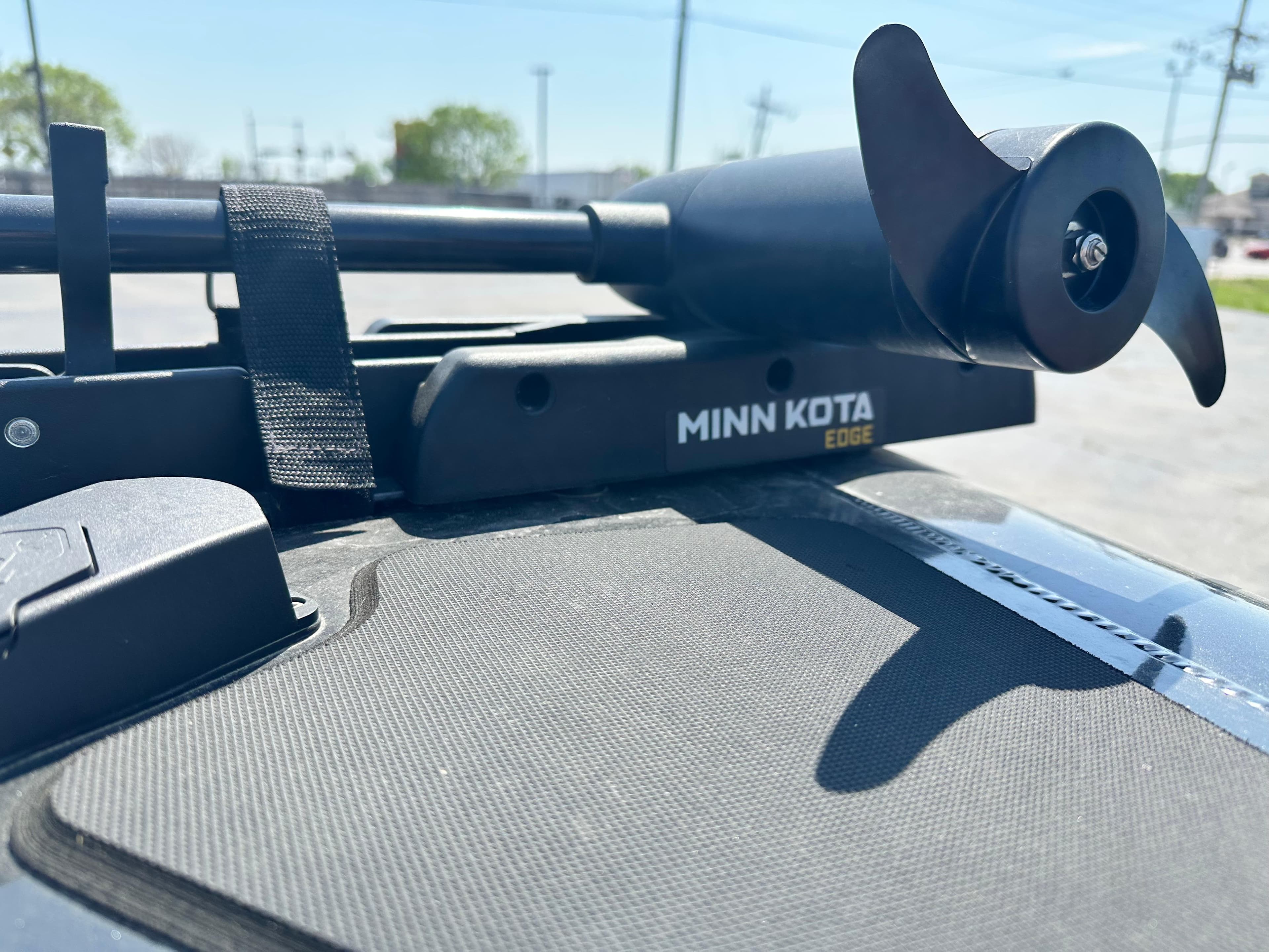 Minn Kota Edge trolling motor on 2023 Tracker 175 Pro Team boat.