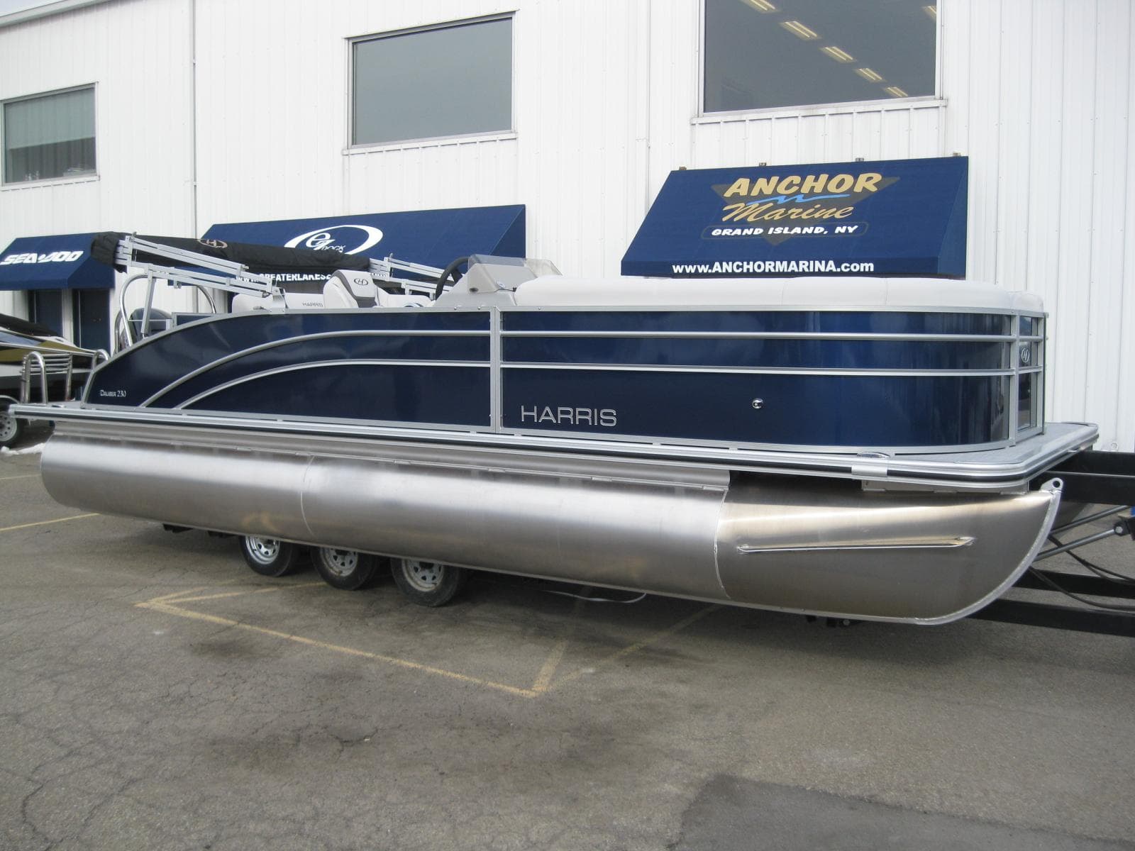 2023 Harris FloteBote Cruiser 230 pontoon boat at Anchor Marine.