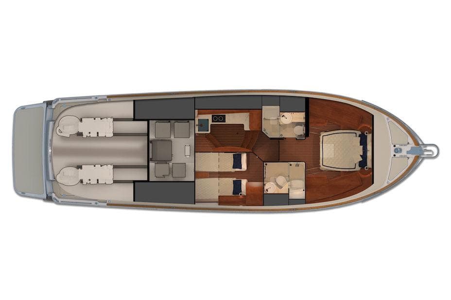 2026 Sabre Salon Express floor plan with luxurious interior.