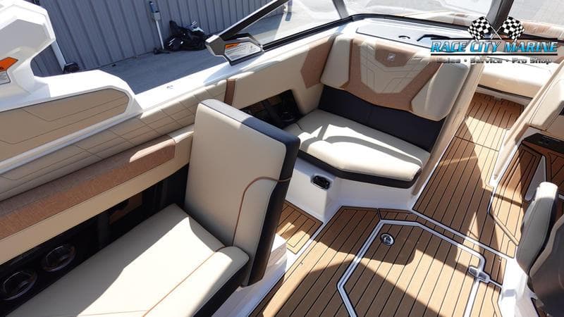 Interior of 2022 Nautique Super Air Nautique G23 with luxurious seating.
