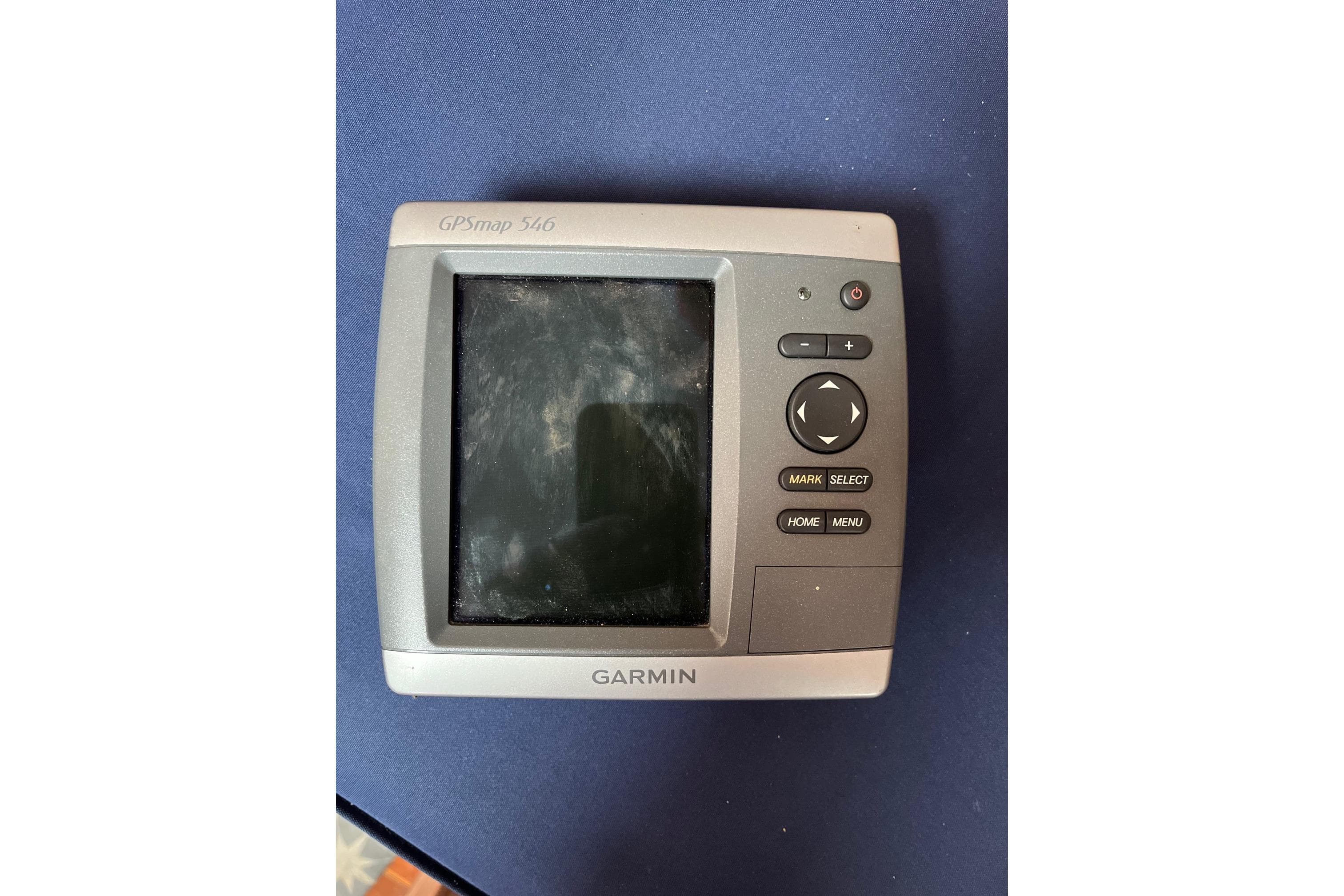 Garmin GPSmap 546 device on a Hinterhoeller Nonsuch 30 Classic, 1980 model.