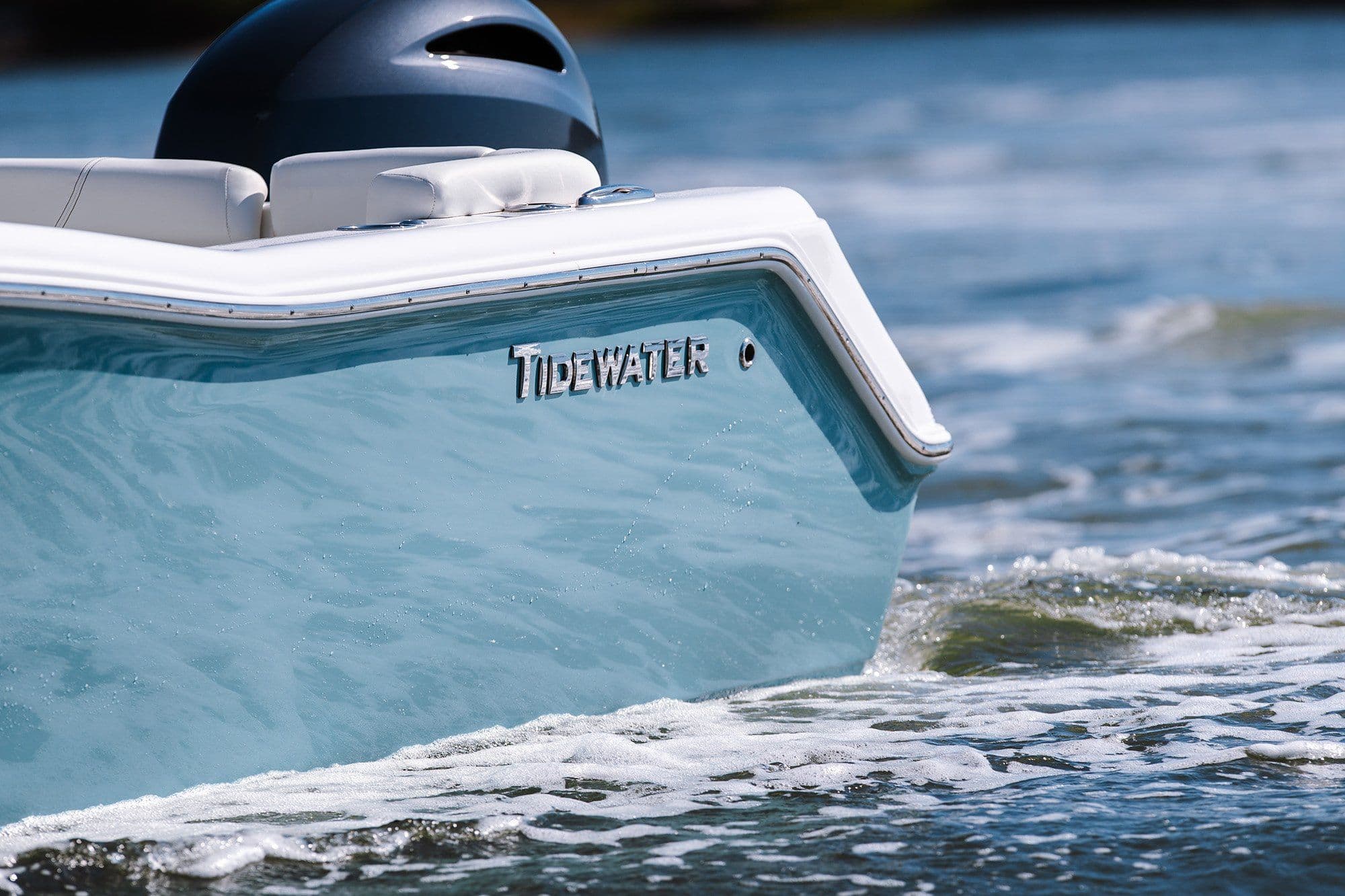 2026 Tidewater 220 LXF boat on the water.