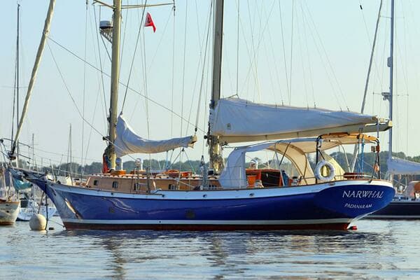 1986 Cherubini 48 Staysail Schooner - Image 1