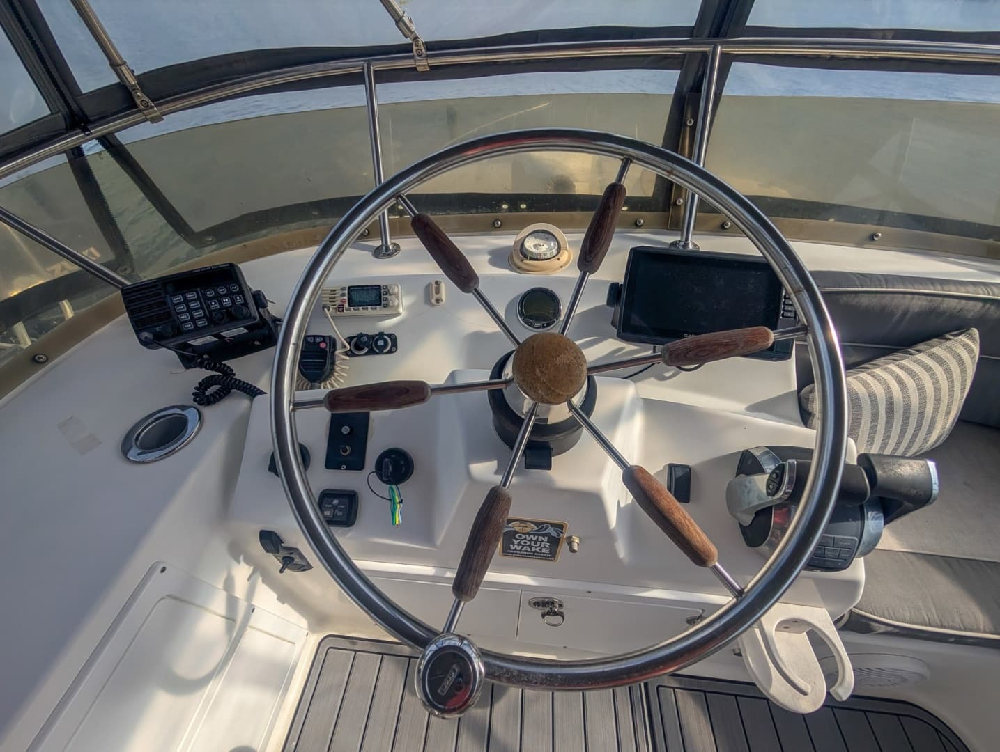 1987 Bluewater Yachts 51 Coastal Cruiser Cockpit - Image 13