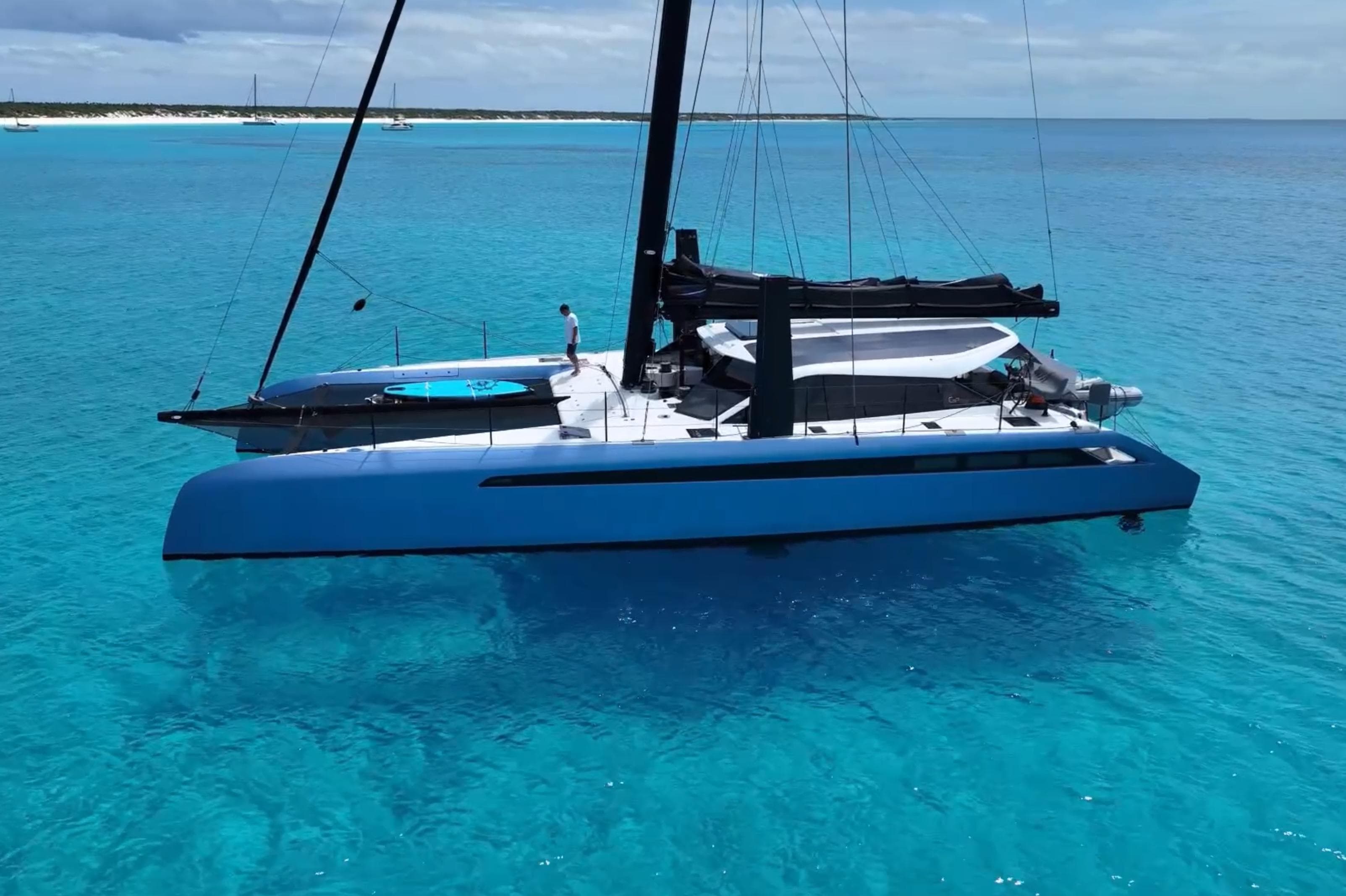 2021 GUNBOAT 68 catamaran- Anchor- Bahamas