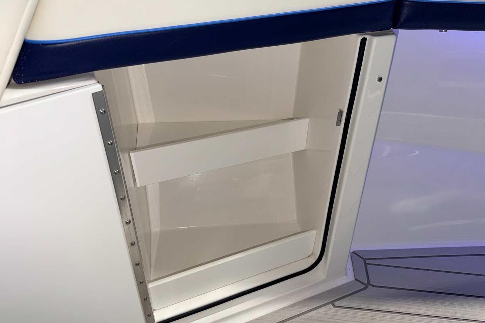 2025 Formula 387 Center Console Fish storage compartment with sleek design and modern finish.