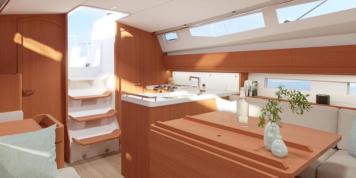 Beautiful interior with lots of natural light