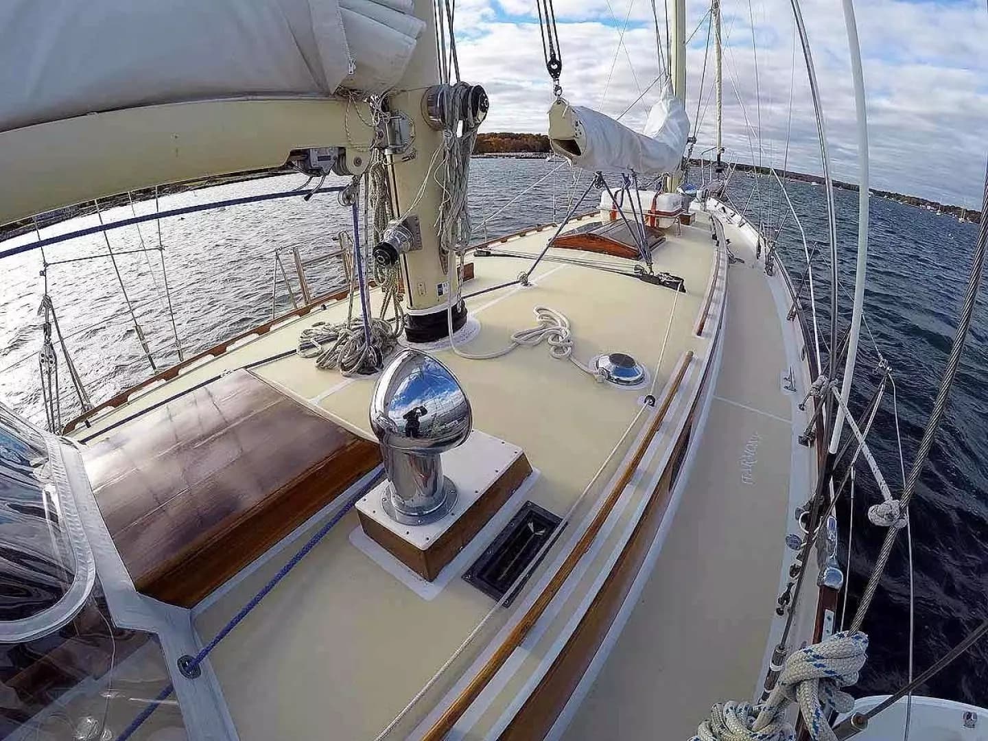 1986 Cherubini 48 Staysail Schooner - Image 18