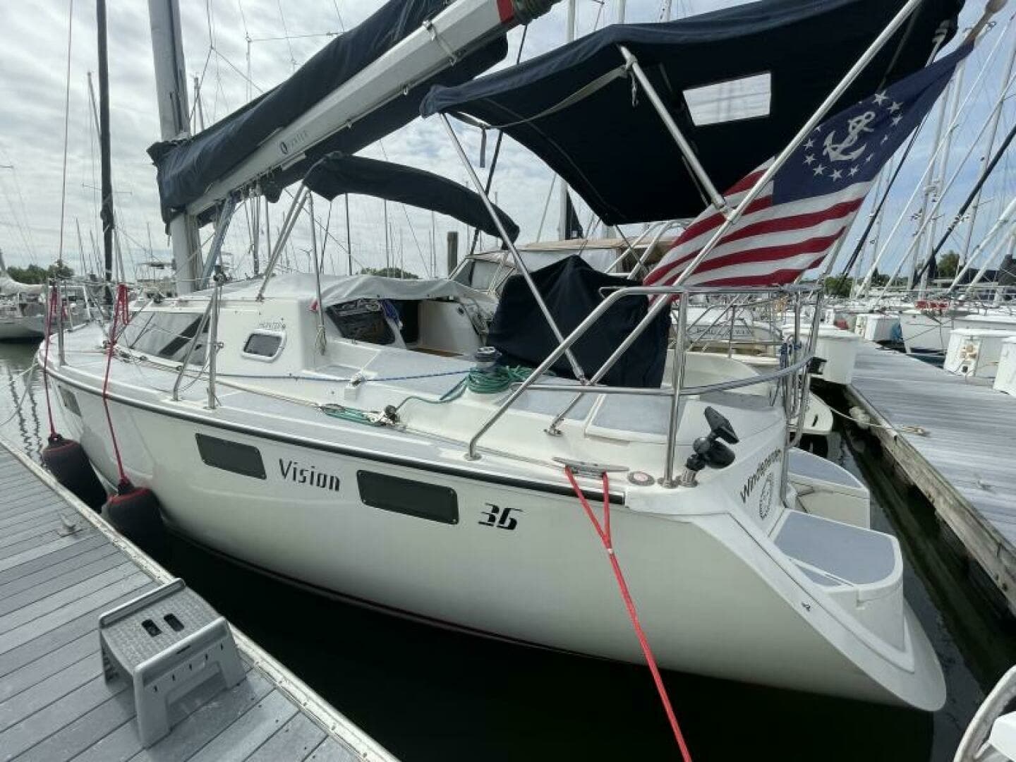 1991 Hunter 36 Vision - Image 2