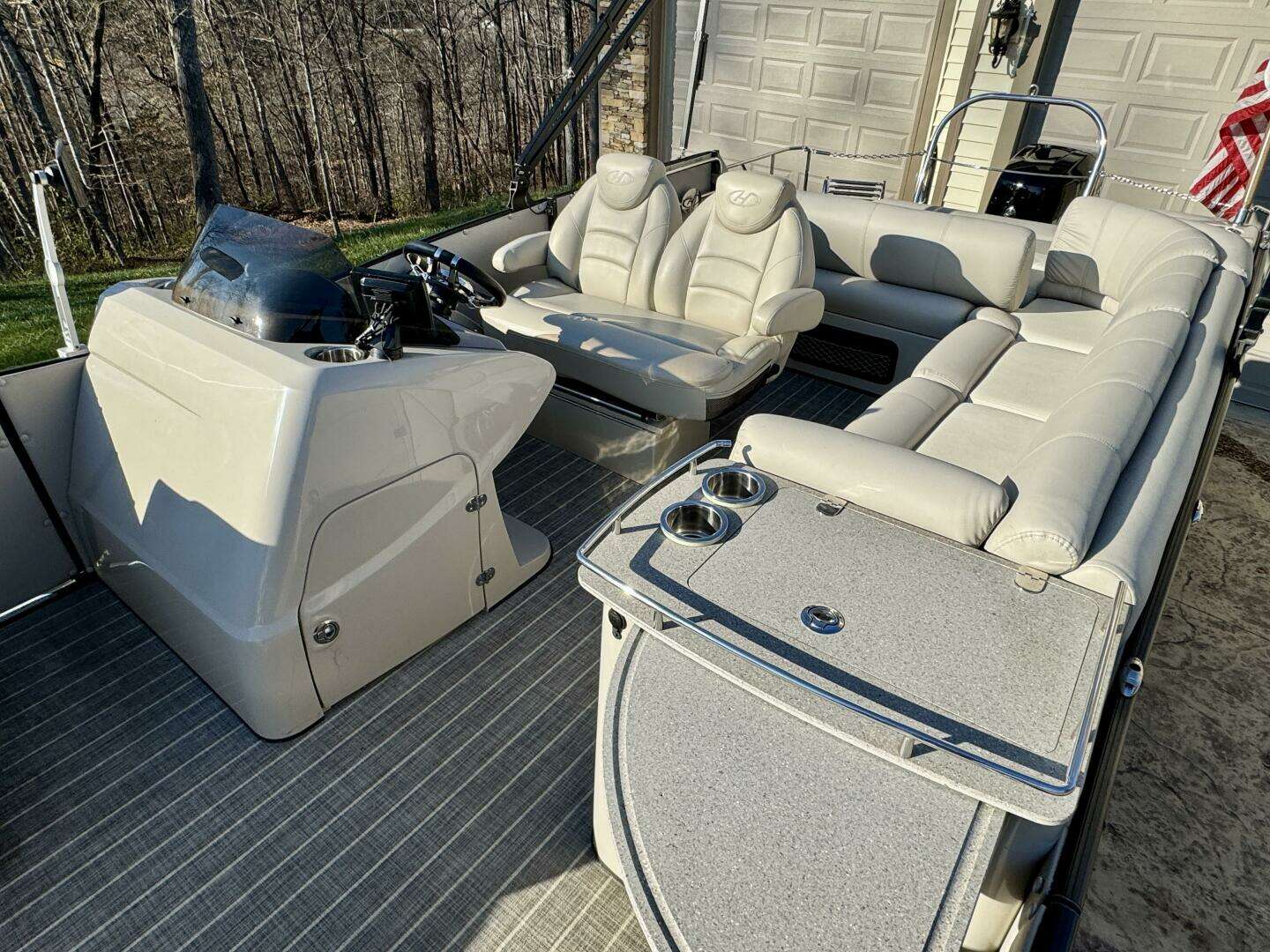 2016 Harris Grand Mariner 250 SLEC Tritoon - Image 27