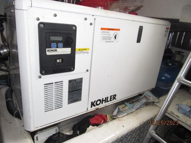 Kohler generator in a 2001 Ocean Yachts Super Sport boat.